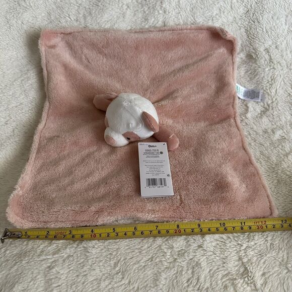 NWT Carters Peach White Panda Baby Lovey Security Blanket Plush #68197 2021 - Picture 7 of 7